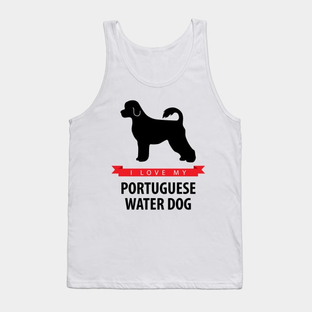 I Love My Portuguese Water Dog Tank Top by millersye